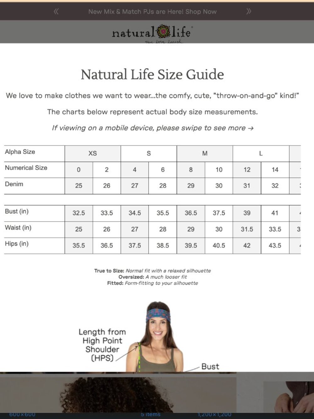 Natural Life Tricia Top Size Large - Picture 8 of 8